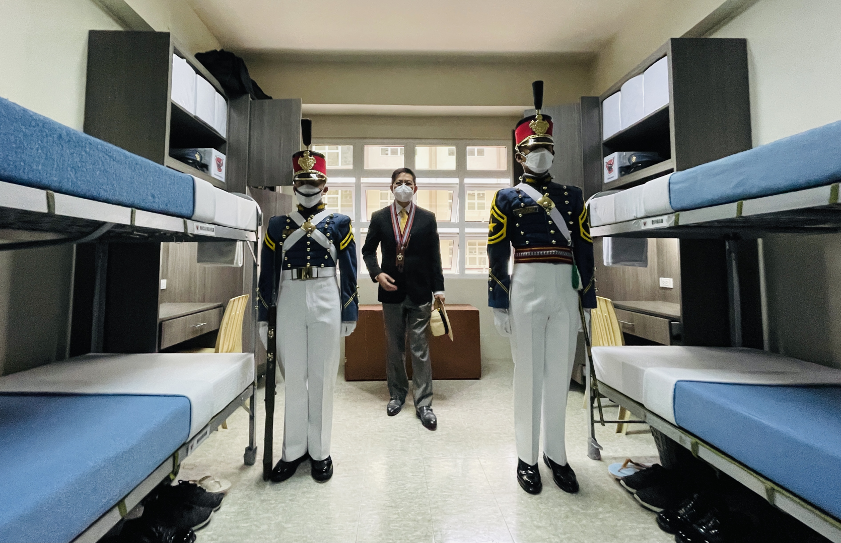 Pma Fort Ping, Binisita ang Ipinaayos na PMA Cadet Barracks - PING LACSON